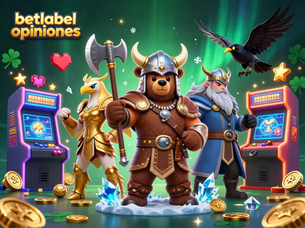 Engage with Betlabel opiniones through this vibrant 3D casino illustration showcasing exciting gaming elements.